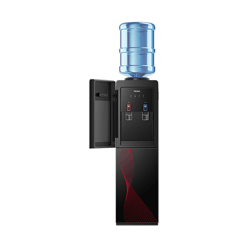 Haier Water Dispenser - Hot + Cold + Refrigerator - HDR-TC2C1GB thumbnail 4