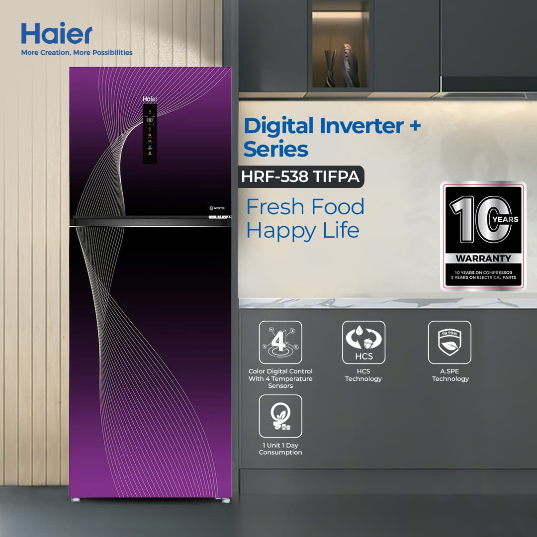HRF-538 IFGA/IFRA/IFPA - 19CFT Digital Inverter Refrigerator thumbnail 2