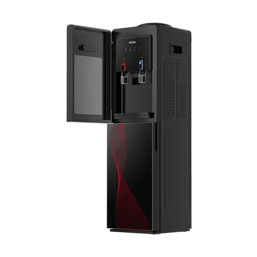 Haier Water Dispenser - Hot + Cold + Refrigerator - HDR-TC2C1GB thumbnail 3