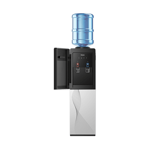 Haier Water Dispenser - Hot + Cold + Refrigerator -HDR-TC3C1GS thumbnail 4