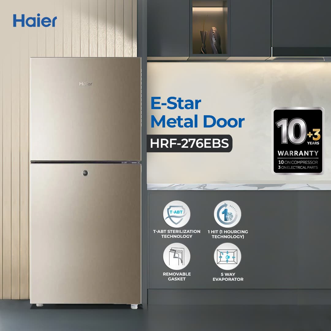 HRF-276 EBS/EBD - 10 CFT E-Star Metal Door Refrigerator thumbnail 2