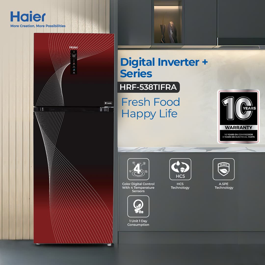 HRF-538 IFGA/IFRA/IFPA - 19CFT Digital Inverter Refrigerator thumbnail 3