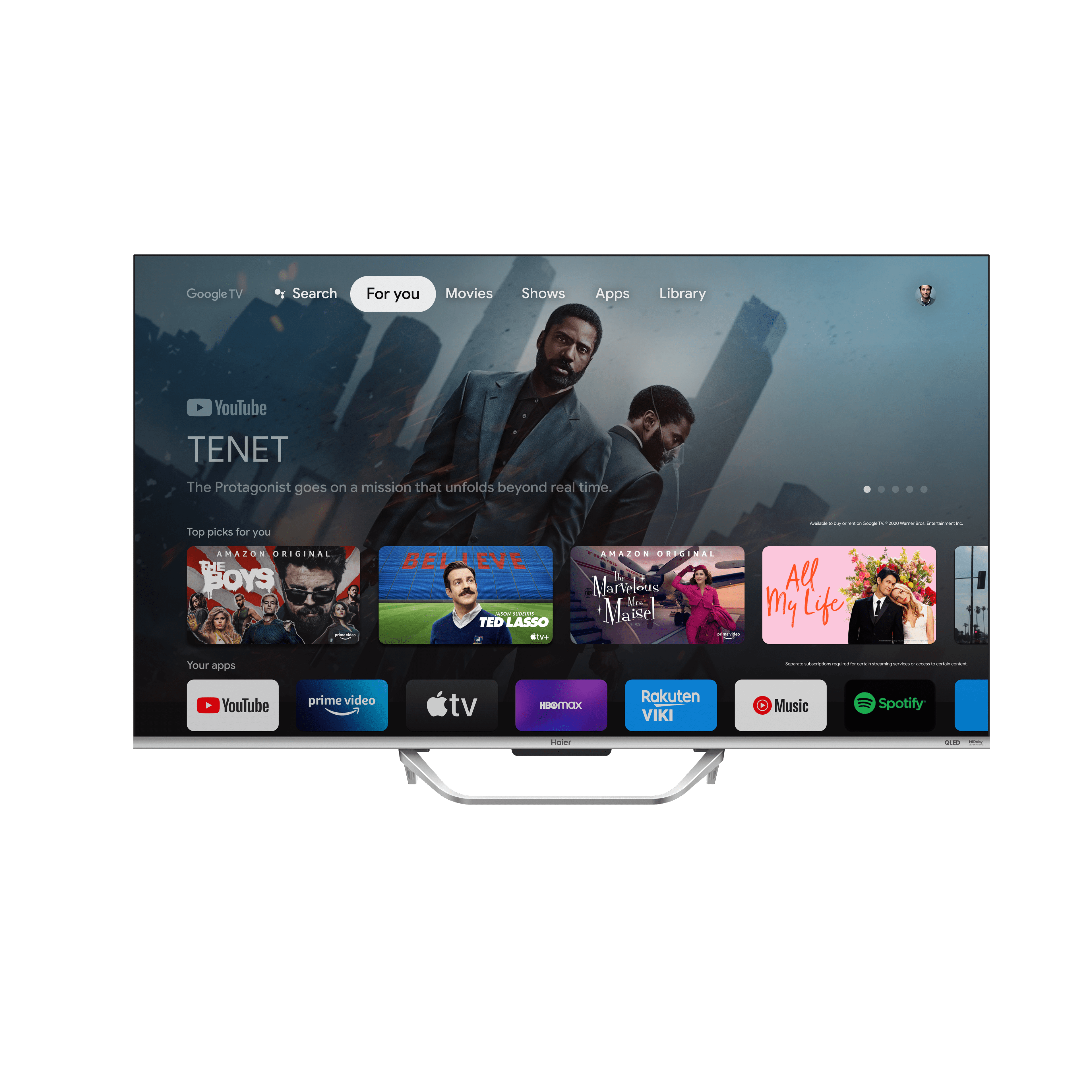 H55S800UX - 55 Inch Google TV thumbnail 3