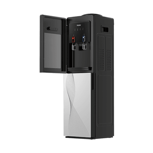 Haier Water Dispenser - Hot + Cold + Refrigerator -HDR-TC3C1GS thumbnail 3