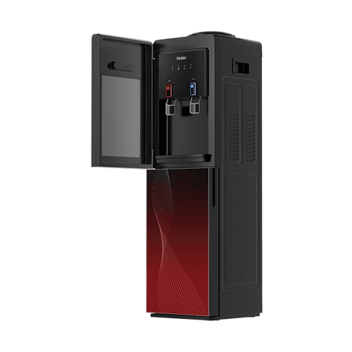 Haier Water Dispenser - Hot + Cold + Refrigerator - HDR-TC2C1GR thumbnail 3