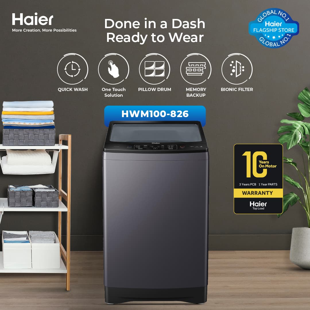 HWM 100-826S6 - Haier -Free Installation