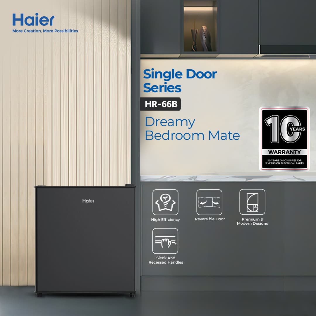 HR-66 B-2.5CFT Single Door Refrigerator