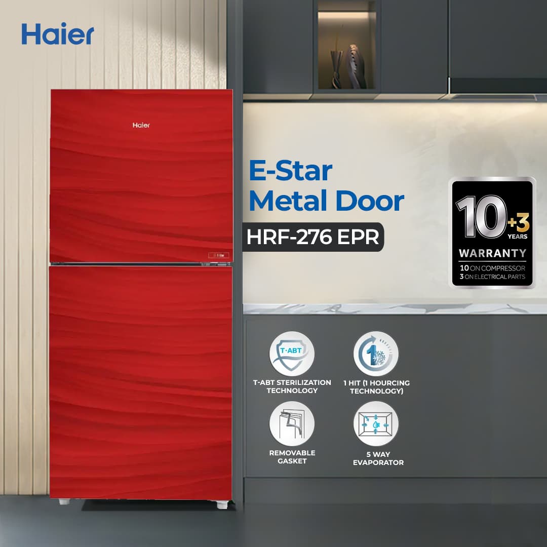 HRF-276 EPR/EPB/EPC/EPG - 10CFT E-Star Glass Door Series Refrigerator