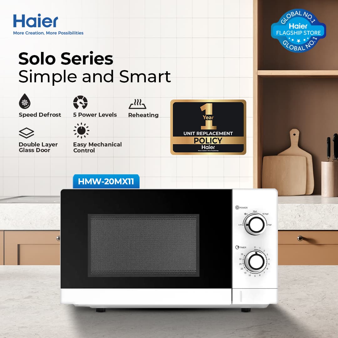 HMW-20MX11 20L Solo Microwave Oven