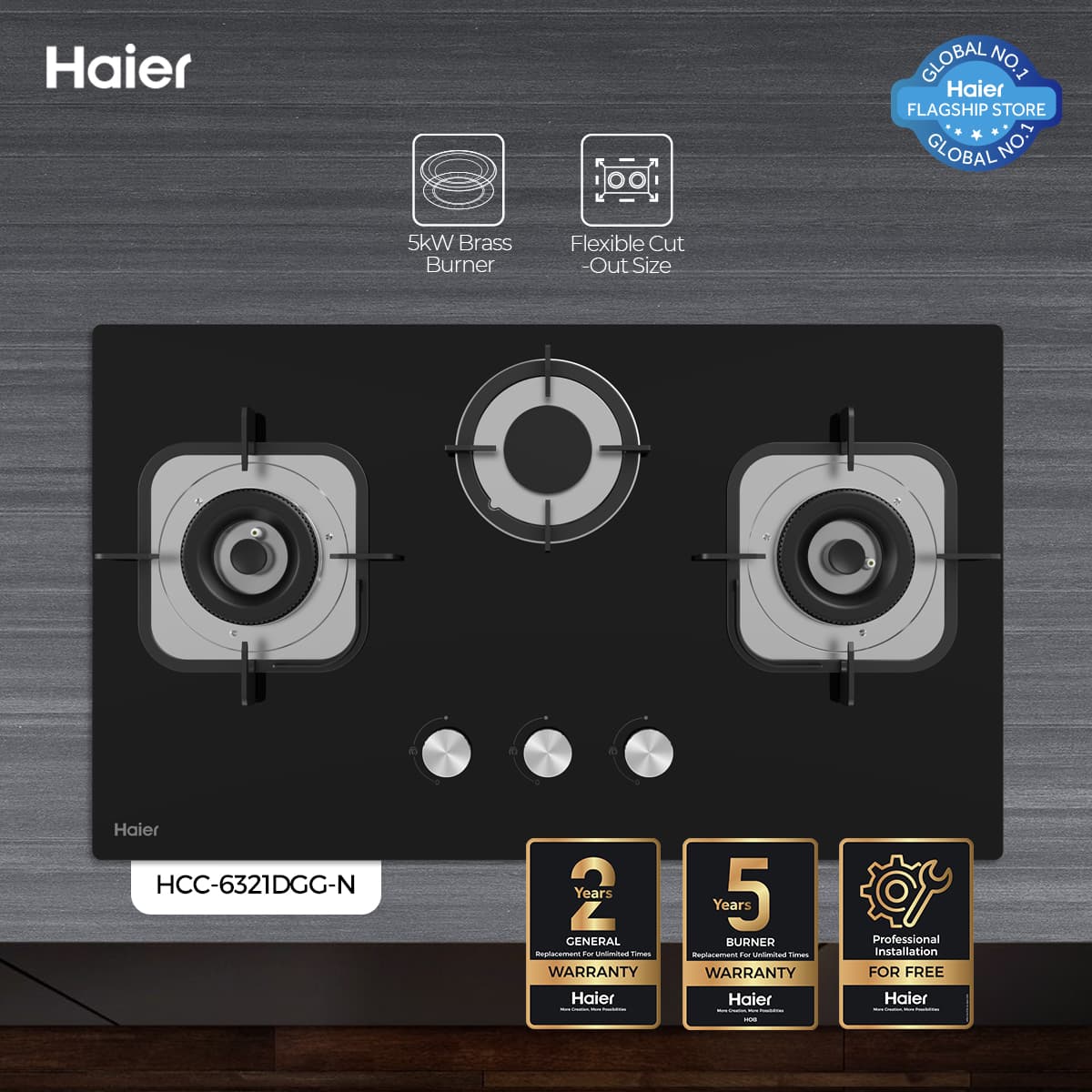 HCC-6321DGG - Kitchen Natural Gas Stove